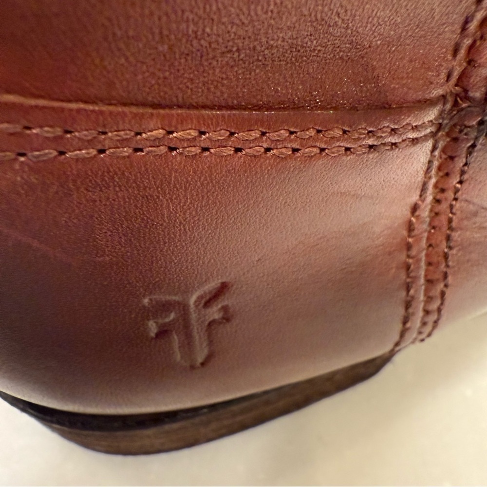 Frye Melissa Button 2 Tall Women’s Leather Boots Redwood Size 6.5 NEW - Picture 9 of 16